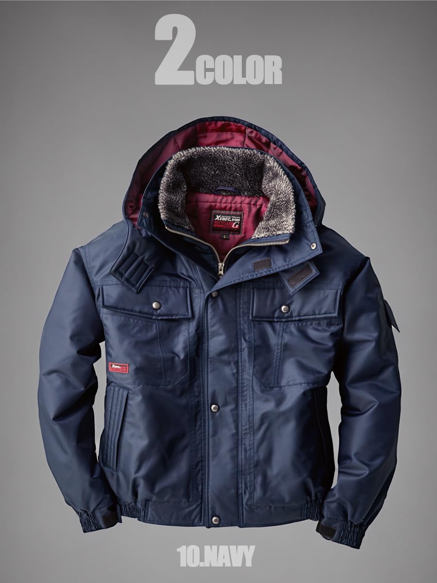 Amazon.co.jp: XEBEC 防水防寒ブルゾン572－10－L コン 572